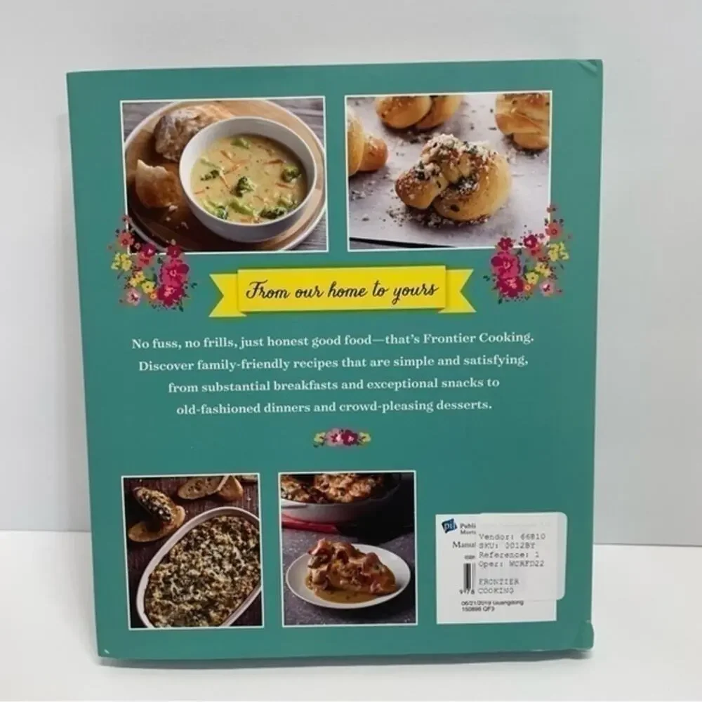 Frontier Cooking Cookbook Hearty Homestyle Recipes Hardcover
